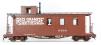 Long Caboose W/Lighted & Detailed Interior Rio Grande Southern W/Single Window Cupola