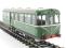 AC Cars Railbus W79976 in BR light green with speed whiskers