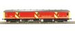 Class 128 parcels DMU 55992 in Royal Mail Letters red