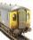 Class 128 parcels DMU W55992 in BR blue with yellow ends & no branding 'Scooby Doo' - weathered