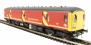 Class 128 parcels DMU 55995 in Royal Mail red with flush fronts