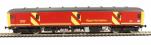 Class 128 parcels DMU 55995 in Royal Mail red with flush fronts