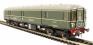 Class 128 parcels DMU M55987 in BR green with speed whiskers and Midland style fronts