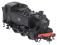 Class 15xx pannier 0-6-0PT 1504 in BR unlined black with late crest