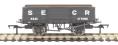 5 plank open wagon Diag D1347 in SECR grey - 9601