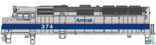 F40PH EMD Phase IV 374 of Amtrak - digital sound fitted