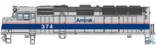 F40PH EMD Phase IV 401 of Amtrak - digital sound fitted