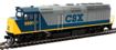 F40PH EMD 9991 of CSX - digital sound fitted