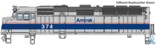 F40PH EMD Phase IV 393 of Amtrak