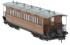 Wisbech and Upwell third class bogie tramcar 60462 in LNER brown