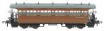 Wisbech and Upwell third class bogie tramcar E60461 in BR brown with LNER style numbering