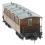 Wisbech and Upwell third class bogie tramcar E60462 in BR brown with BR style lettering