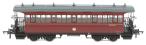 Wisbech and Upwell third class bogie tramcar E60461 in BR maroon