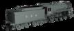 USATC S160 2-8-0 LNER Wartime Light Grey U.S.A on Tender No.1712 Steam Locomotive