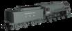 USATC S160 2-8-0 SR Wartime Light Grey with Transportation Corps U.S.A on Tender No.2356 Steam Locomotive