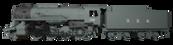 USATC S160 2-8-0 LNER Wartime Light Grey U.S.A on Tender No.1712 Steam Locomotive - DCC Sound