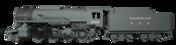 USATC S160 2-8-0 SR Wartime Light Grey with Transportation Corps U.S.A on Tender No.2356 Steam Locomotive - DCC Sound