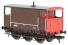 SECR 6-wheel brake van in SR brown with red ends and small lettering - 55384