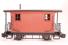 Logging Caboose in Unlettered Maroon