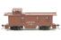 1300 Series Wood Caboose of the Atchison, Topeka & Santa Fe Railroad (Pack of two)