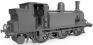 Class E1 0-6-0T 32138 in BR unlined black with early emblem