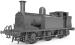 Class E1 0-6-0T 32151 in BR lined black with no emblem
