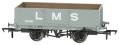LMS Diag 1666 5-plank open wagon in LMS grey - 24361