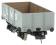 LMS Diag 1666 5-plank open wagon in LMS grey - 247185