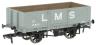 LMS Diag 1666 5-plank open wagon in LMS grey - 268515