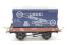 Lowfit wagon in NE oxide 221119 with LNER blue container BK1820