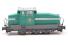 Class DHG 500 shunter & 2 x Covered Goods Wagons - 'DAB Beer' (DCC fitted, AC 3-rail)