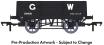 GWR Dia. O11 open wagon 19818 in GWR grey with 16' lettering - Sold out on pre-order