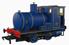 Andrew Barclay Fireless 0-4-0 - Lined Caledonian Blue Steam Locomotive