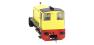 Ruston 165 0-6-0 diesel shunter in industrial yellow