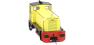 Ruston 165 0-6-0 diesel shunter in industrial yellow