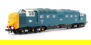 Tulyar Class 55 015 Deltic in BR Blue Livery with Finsbury Park White Cab Diesel Locomotive - DCC Sound