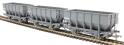 HUO 24.5t coal hoppers in NCB internal user grey - Pack L - pack of three