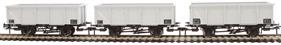 MDO 21 ton steel mineral wagons in BR grey with pre-TOPs numbering - Pack C - pack of three