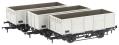 MDO 21 ton steel mineral wagons in BR grey with pre-TOPS numbering - pack of 3 - version G