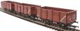 MDV 21 ton steel mineral wagons in BR bauxite with TOPs numbering - Pack D - pack of three