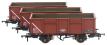 MDV 21 ton steel mineral wagons in BR bauxite with TOPS numbering - pack of 3 - version H