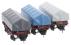 Coil A steel wagons in BR Bauxite with TOPs numbering - Pack E