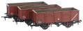 MDW 21 ton steel mineral wagons in BR bauxite with TOPS numbering - pack of 3 - version A
