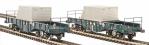 FNA-D Nuclear Flask wagons in Direct Rail Services teal - pack of 2 (Pack D) - 9011 & 9034