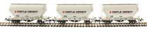 PCA bulk cement hoppers in revised (2000s) Castle Cement livery - Pack Q - pack of three
