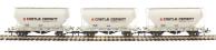 PCA bulk cement hoppers in revised (2000s) Castle Cement livery - Pack S - pack of three