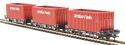 PFA 30.4t flat wagon with coal containers "British Fuels" - pack I - pack of three - Sold out on pre-order