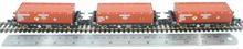 PFA 30.5t flat wagon with half height nuclear container "Direct Rail Services" - pack Q - pack of three