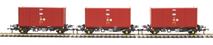 PFA 30.5t flat wagons with 2031 nuclear containers "Direct Rail Services" - pack 6 - pack of three