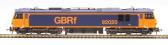 Class 92 92020 in GB Railfreight blue and orange